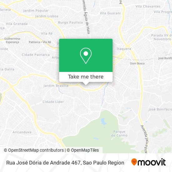 Rua José Dória de Andrade 467 map