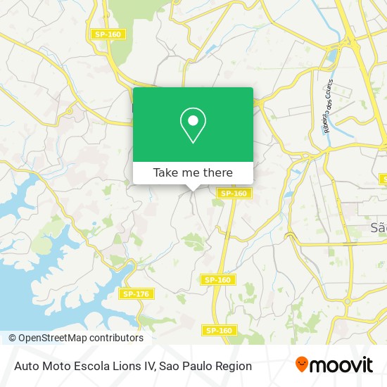 Auto Moto Escola Lions IV map