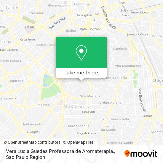 Vera Lucia Guedes Professora de Aromaterapia. map