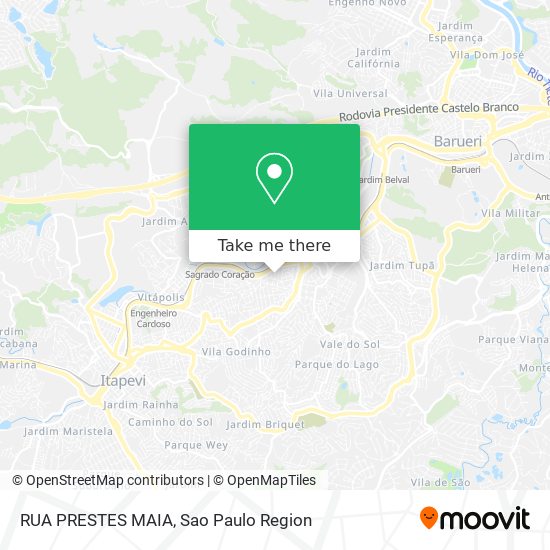 RUA PRESTES MAIA map
