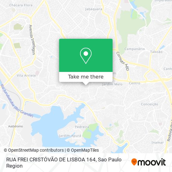 RUA FREI CRISTÓVÃO DE LISBOA  164 map