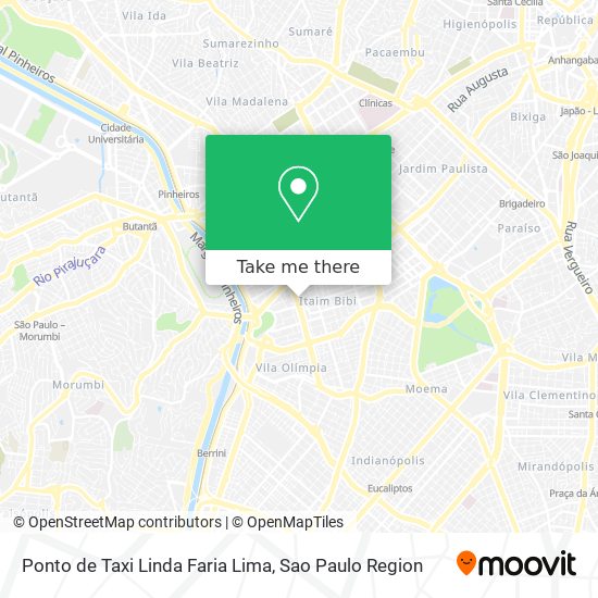 Ponto de Taxi Linda Faria Lima map