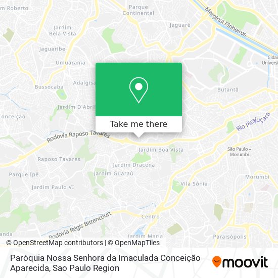 Paróquia Nossa Senhora da Imaculada Conceição Aparecida map