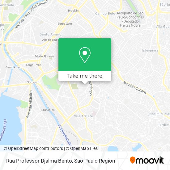 Rua Professor Djalma Bento map