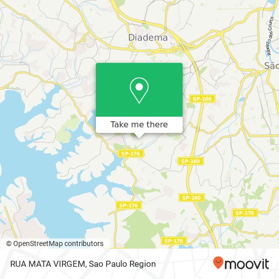 RUA MATA VIRGEM map