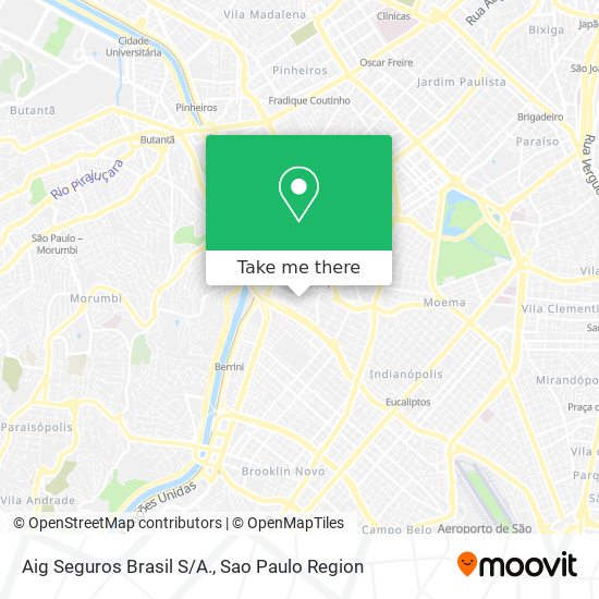 Mapa Aig Seguros Brasil S/A.