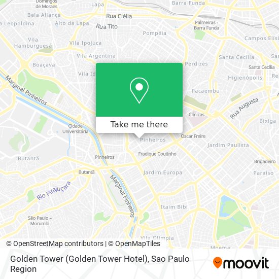 Mapa Golden Tower (Golden Tower Hotel)