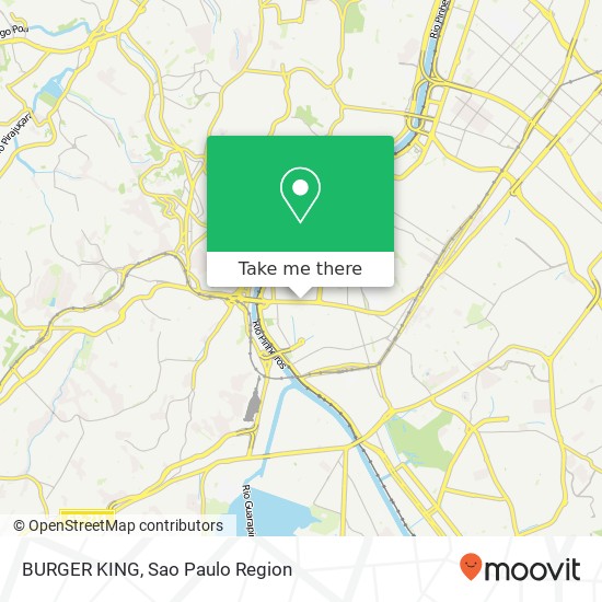 BURGER KING map