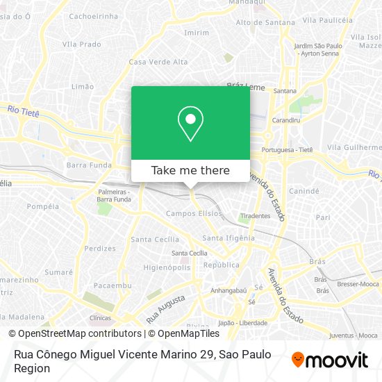 Rua Cônego Miguel Vicente Marino  29 map