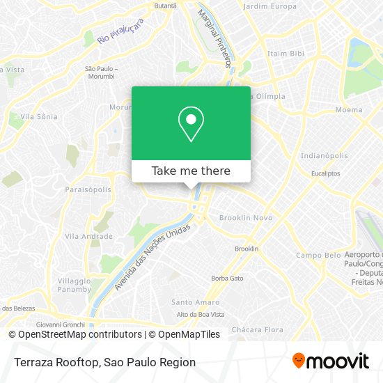 Terraza Rooftop map