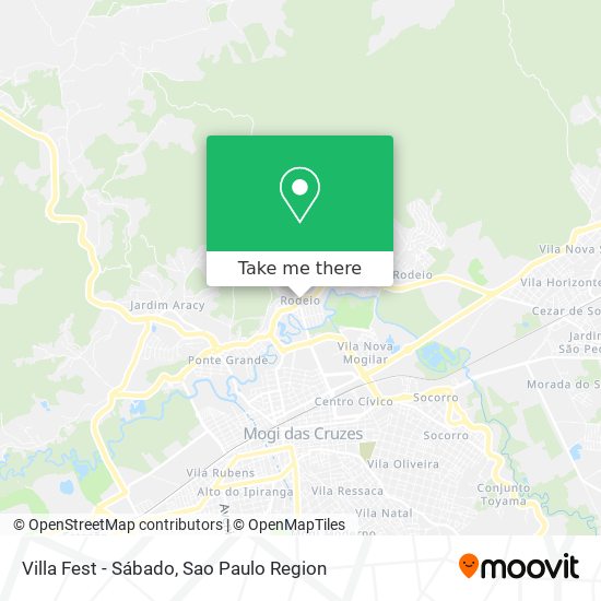 Mapa Villa Fest - Sábado