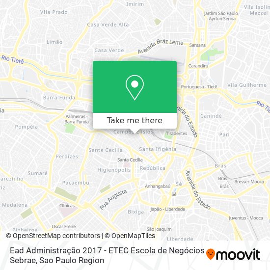 Mapa Ead Administração 2017 - ETEC Escola de Negócios Sebrae