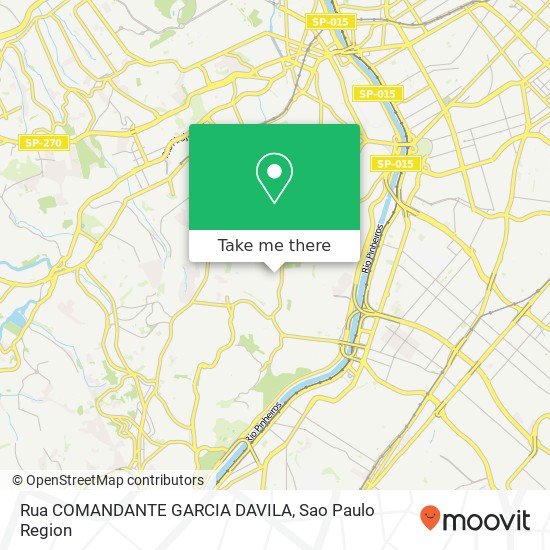 Rua COMANDANTE GARCIA DAVILA map