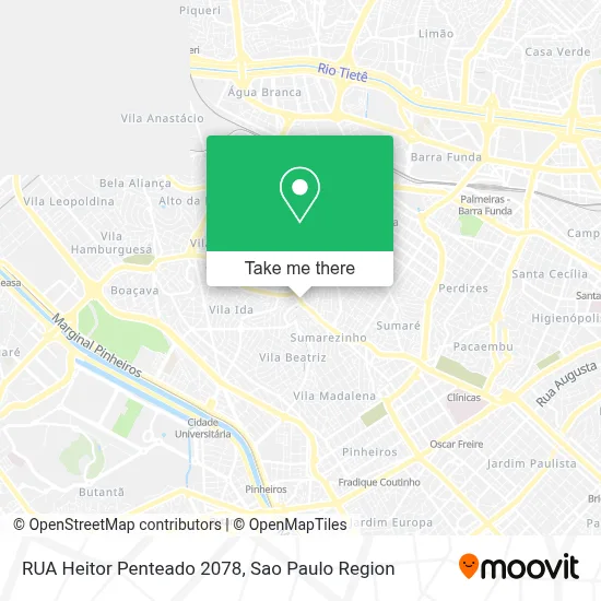 RUA Heitor Penteado 2078 map