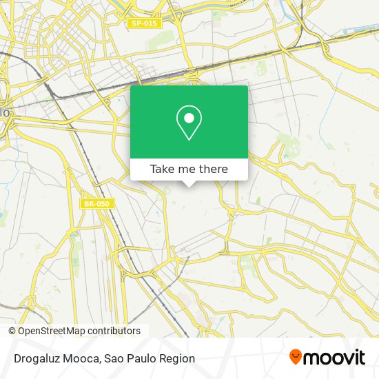 Mapa Drogaluz Mooca