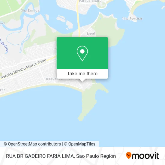 RUA BRIGADEIRO FARIA LIMA map