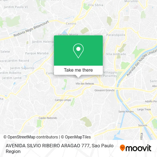 AVENIDA SILVIO RIBEIRO ARAGAO 777 map