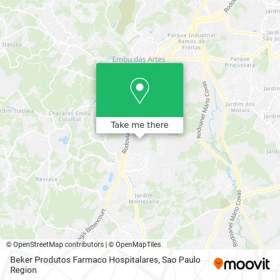 Beker Produtos Farmaco Hospitalares map