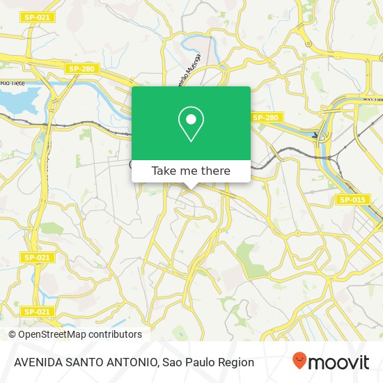 AVENIDA SANTO ANTONIO map