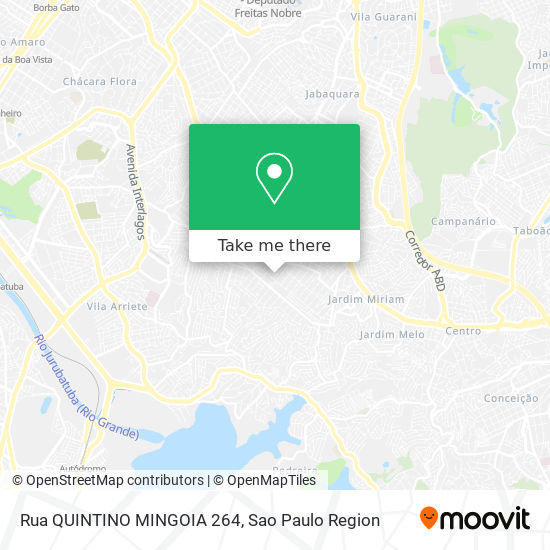 Rua QUINTINO MINGOIA 264 map