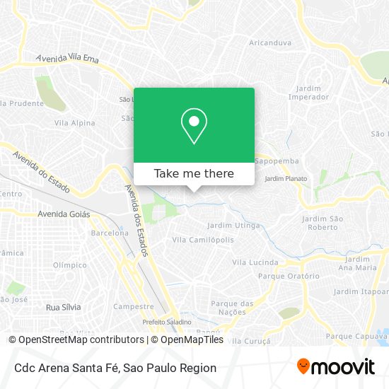 Cdc Arena Santa Fé map