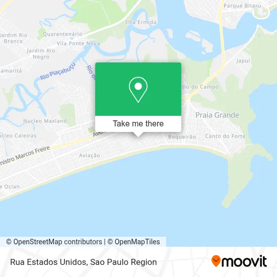 Rua Estados Unidos map