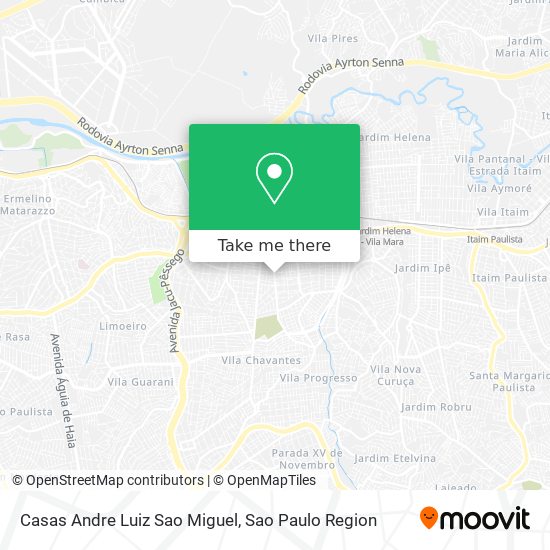 Casas Andre Luiz Sao Miguel map