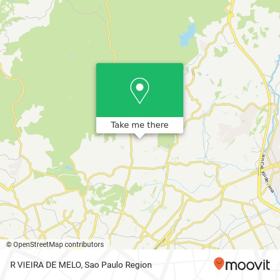 R VIEIRA DE MELO map