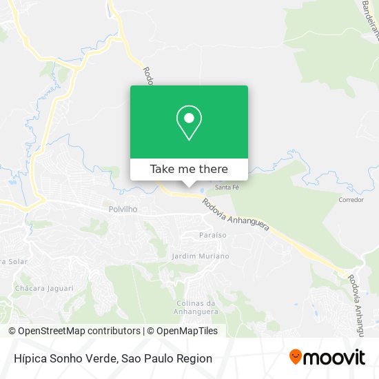 Hípica Sonho Verde map