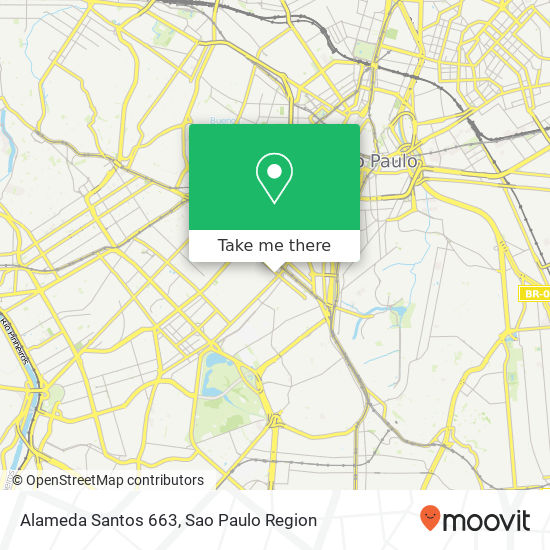 Mapa Alameda Santos  663