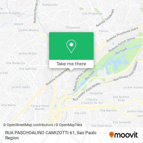 RUA PASCHOALINO CAMIZOTTI 61 map