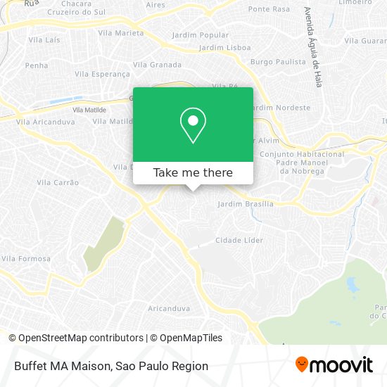 Buffet MA Maison map