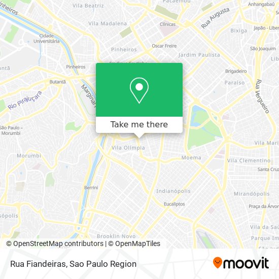 Rua Fiandeiras map