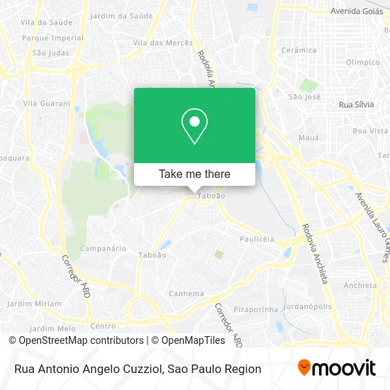 Rua Antonio Angelo Cuzziol map
