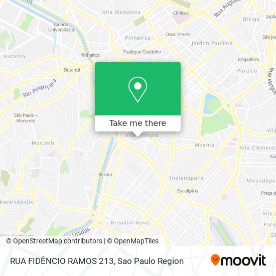 RUA FIDÊNCIO RAMOS 213 map