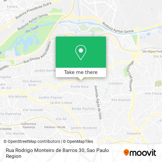 Mapa Rua Rodrigo Monteiro de Barros 30