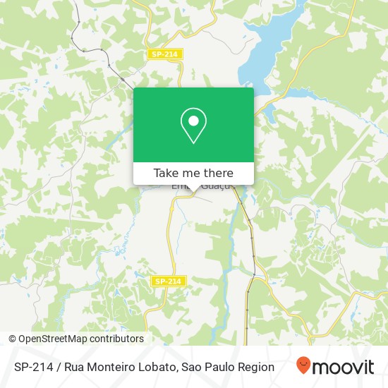 Mapa SP-214 / Rua Monteiro Lobato