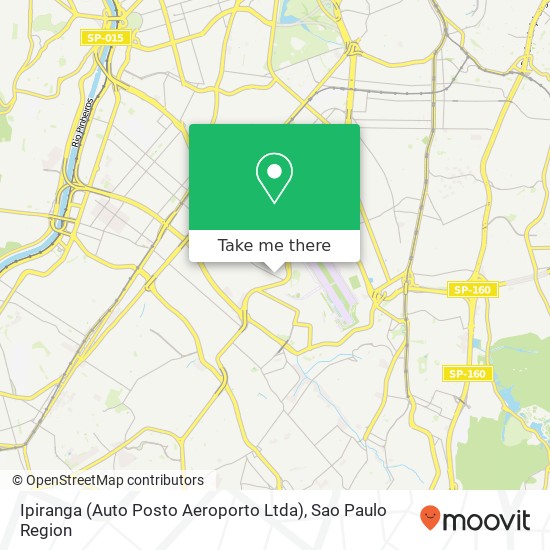 Mapa Ipiranga (Auto Posto Aeroporto Ltda)
