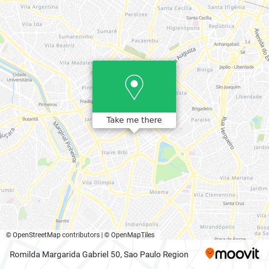 Mapa Romilda Margarida Gabriel 50