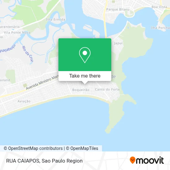 RUA CAIAPOS map