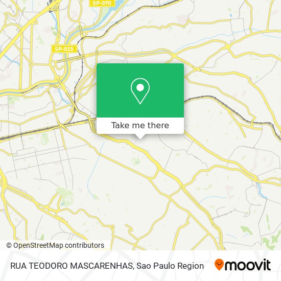 RUA TEODORO MASCARENHAS map