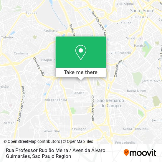 Rua Professor Rubião Meira / Avenida Álvaro Guimarães map