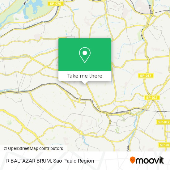 Mapa R BALTAZAR BRUM