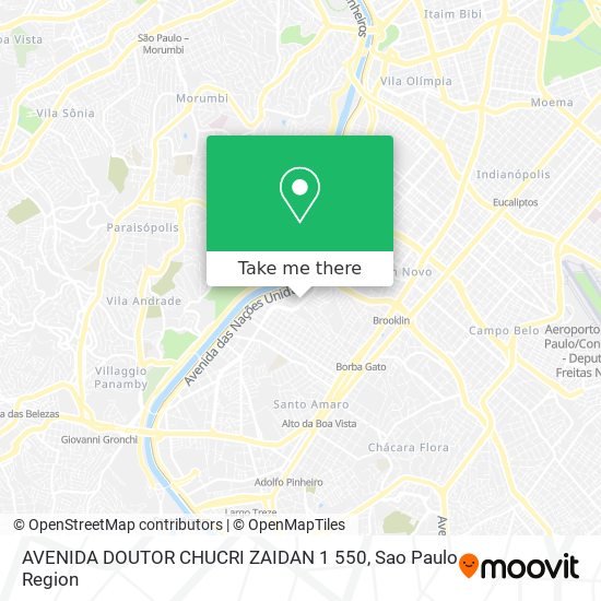 AVENIDA DOUTOR CHUCRI ZAIDAN 1 550 map