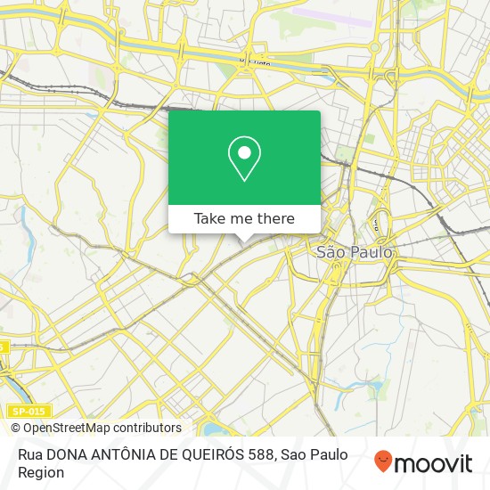 Mapa Rua DONA ANTÔNIA DE QUEIRÓS 588