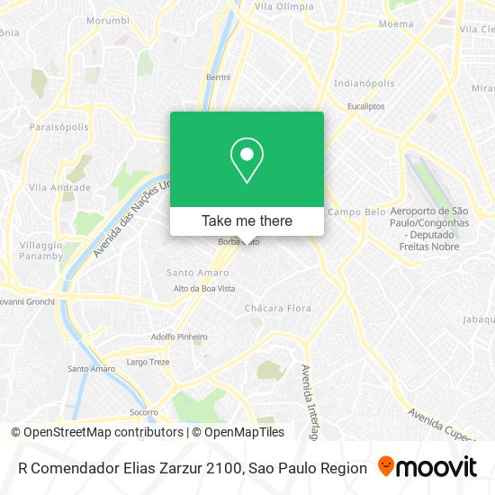 R Comendador Elias Zarzur 2100 map