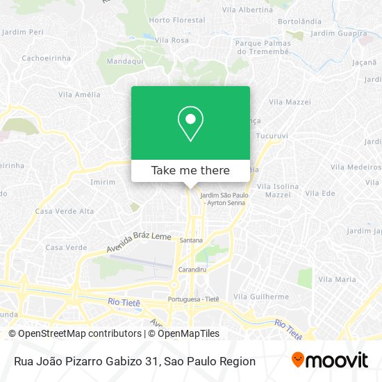 Rua João Pizarro Gabizo 31 map