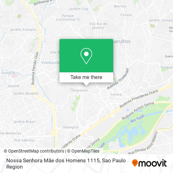 Nossa Senhora Mãe dos Homens 1115 map