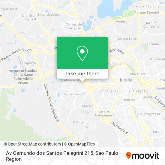 Av  Osmundo dos Santos Pelegrini  215 map