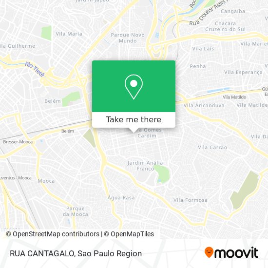 RUA CANTAGALO map